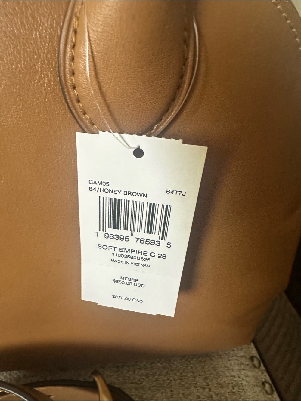 Coach Soft Empire Carryall 28 - Picture 5 of 12
